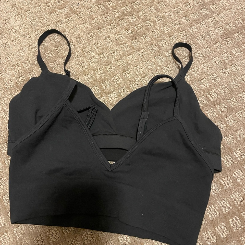 Skims 2 set black bra set